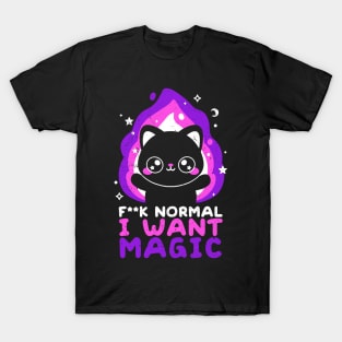 Magicat want magic T-Shirt